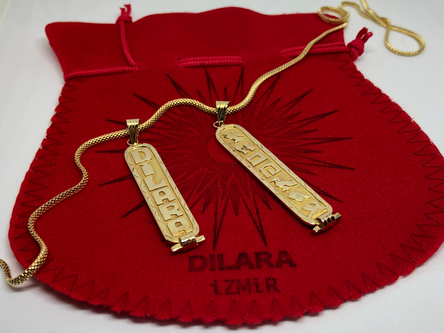 Personalized Turkish Gold Cartouche